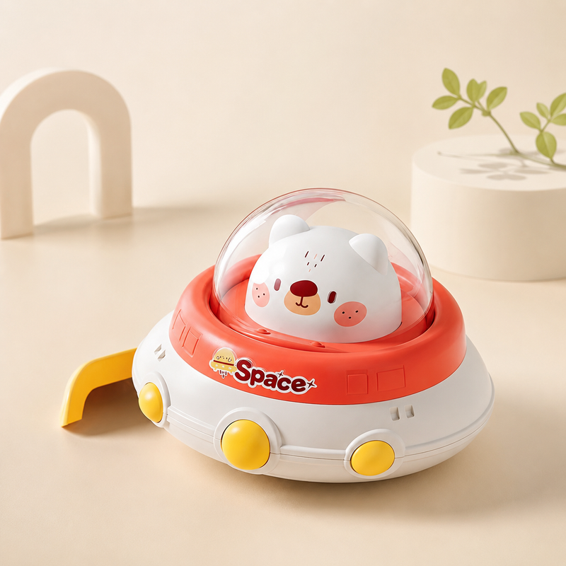Press-and-Go Animal UFO Car