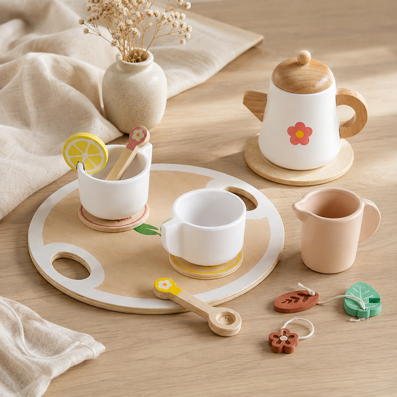 Tea Set Playset Baby Kitchen Toy
