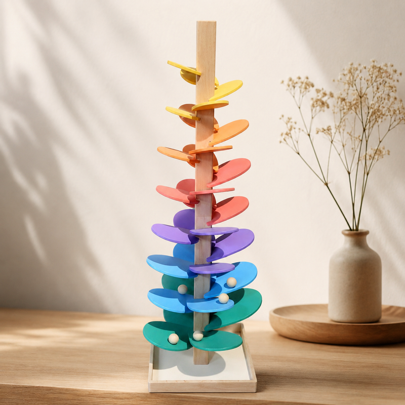 Wooden Rainbow Music Tree